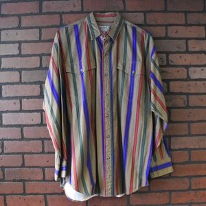 Larry Malan Striped Button up